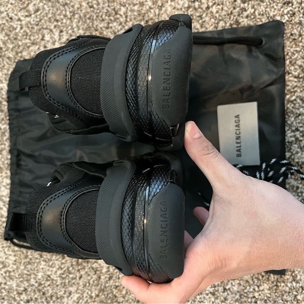 Balenciaga Triple S Black Clear Sole! Brand New-8 Mens - Picture 5 of 6